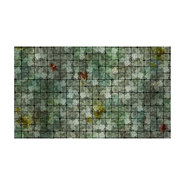 Wipeable Grey Stone Dungeon 24" x 14" Playmat