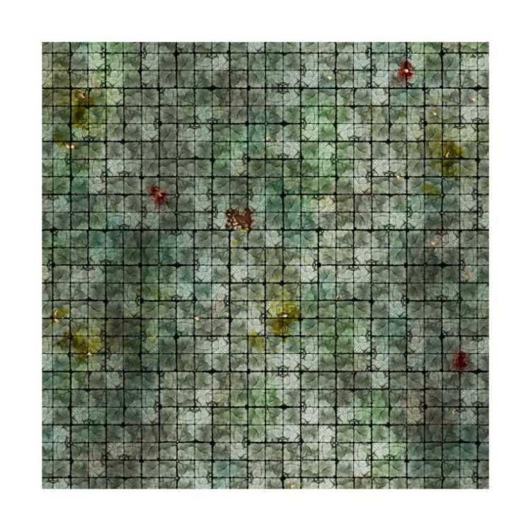 Wipeable Grey Stone Dungeon 2ft x 2ft Playmat