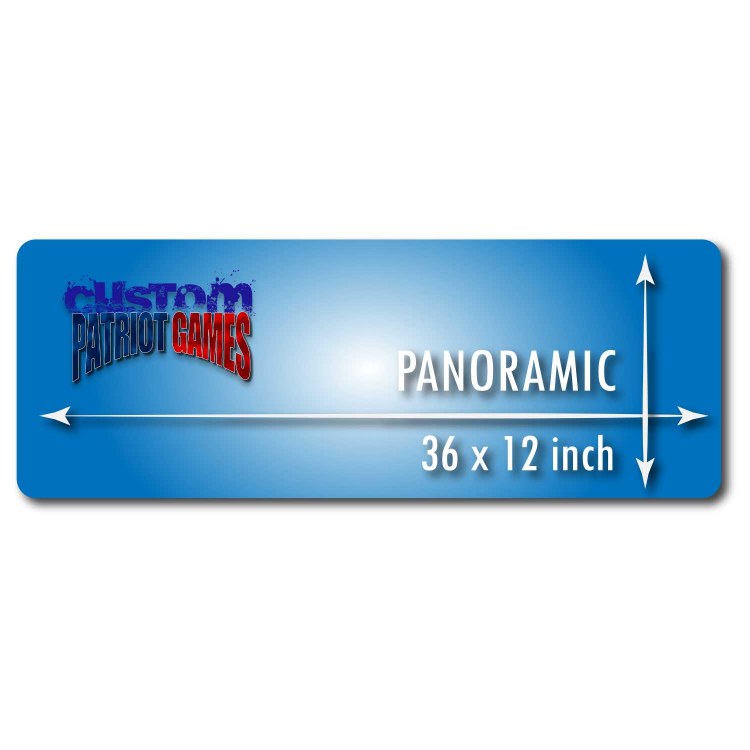 Custom 12" x 36" Panoramic Playmat