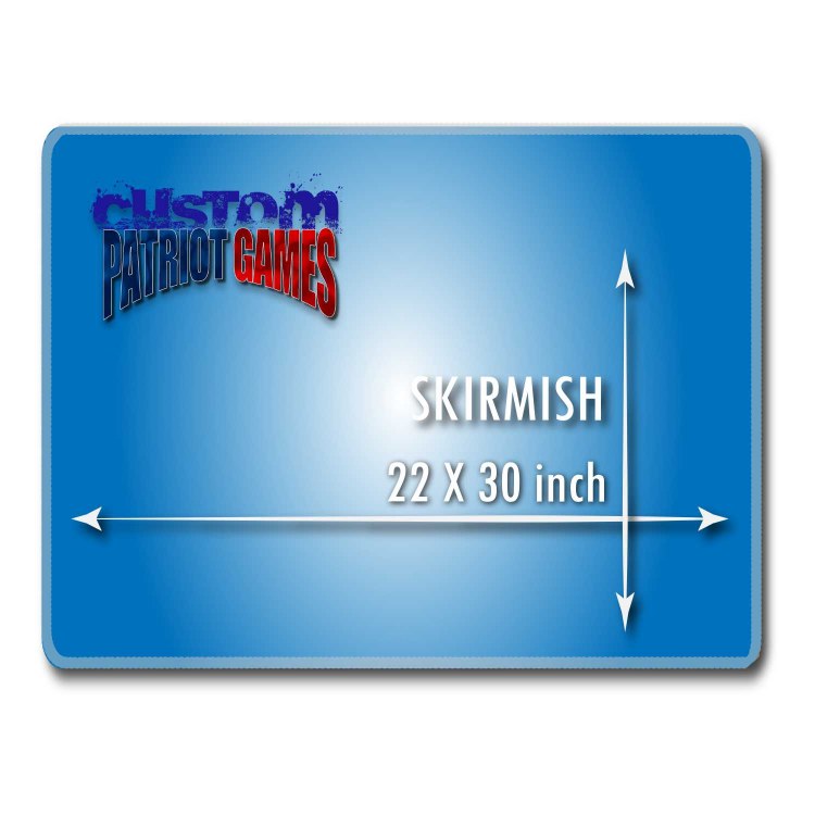 Custom 22" x 30" Skirmish Stitched Playmat