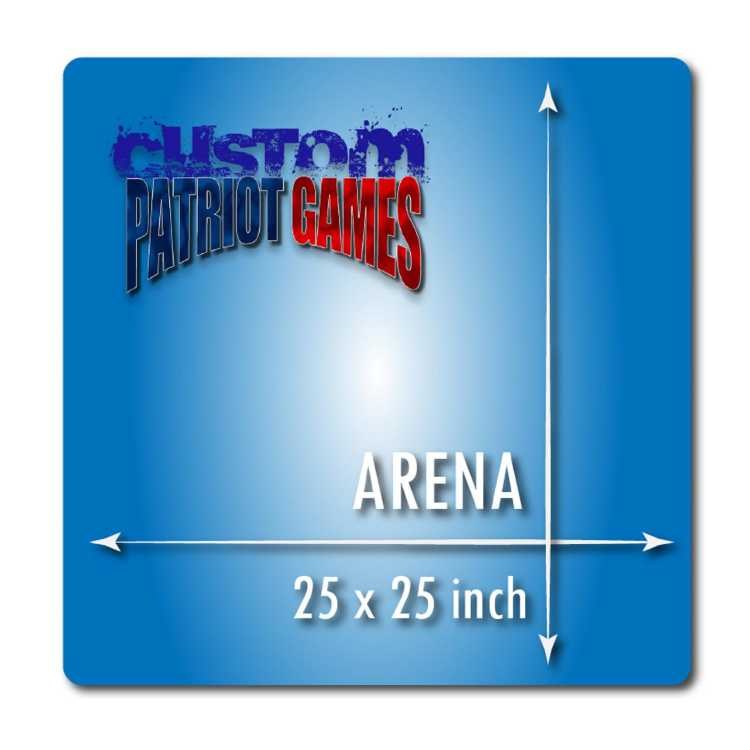 Custom 25" x 25" Arena Playmat
