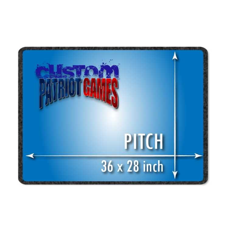 Custom 36" x 28" Pitch Black Stitched Playmat