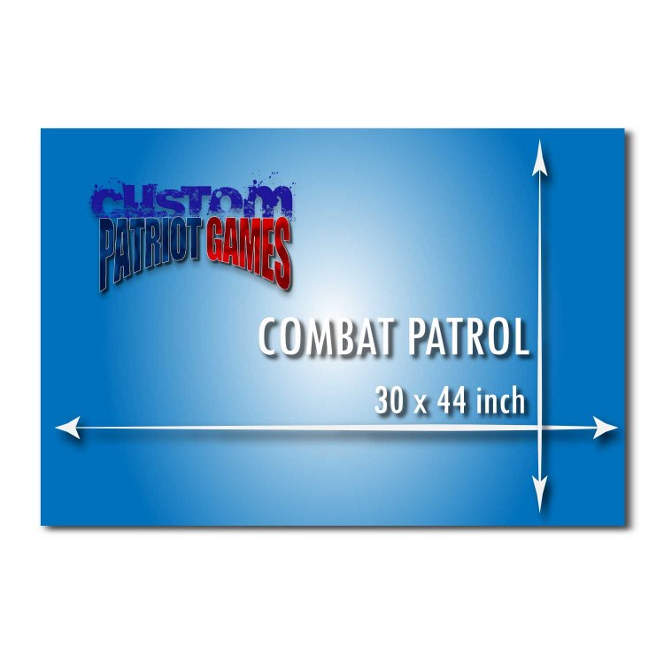 Custom 30" x 44" Combat Patrol Playmat with Square Corners