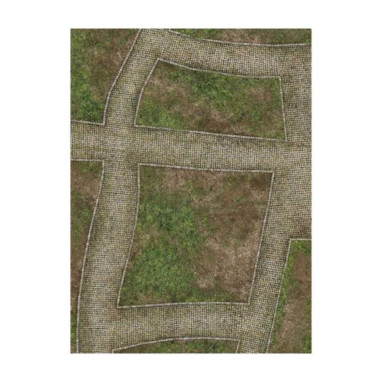 Cobbled Streets 30" x 22" Alternative Playmat