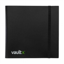 12-Pocket Strap Binder Black