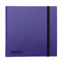 12-Pocket Strap Binder Purple