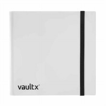 12-Pocket Strap Binder White