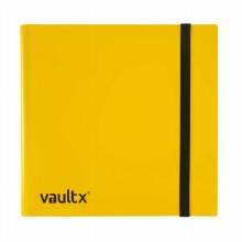 12-Pocket Strap Binder Yellow