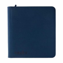 12-Pocket Zip Binder Royal Blue