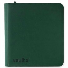 12-Pocket Zip Binder Forest Green