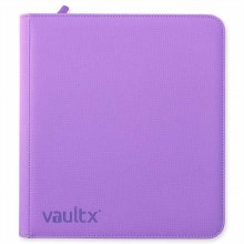 12-Pocket Zip Binder Purple