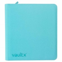 12-Pocket Zip Binder Blue