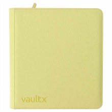 12-Pocket Zip Binder Yellow