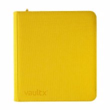 12-Pocket Zip Binder Sunrise Yellow