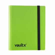 4-Pocket Strap Binder Green