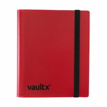 4-Pocket Strap Binder Red
