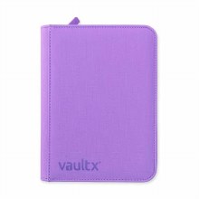 4-Pocket Zip Binder Neon Just Purple