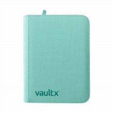 4-Pocket Zip Binder Mint Green