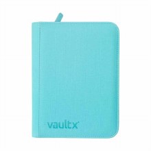 4-Pocket Zip Binder Pastel Blue