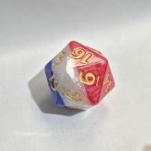 55mm MASSIVE D20 - Pearl Red White Blue