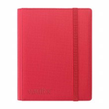 9-Pocket Strap Binder Fire Red
