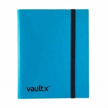 9-Pocket Strap Binder Blue