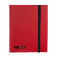 9-Pocket Strap Binder Red