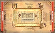Blood Bowl 3.0 Elevens Pitch Only - Egyptian Tomb with Stitched Edging
