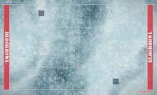 Blood Bowl 3.0 Elevens XL Pitch Only - Winter Blizzard with Stitched Edging