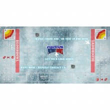 Blood Bowl 3.0 Sevens - Winter Blizzard with Stitched Edging and Customisation