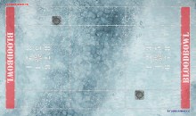 Blood Bowl 3.0 Sevens Pitch Only - Winter Blizzard with Stitched Edging