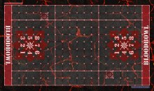 Blood Bowl 3.0 Sevens Pitch Only - Chaos with Stitched Edging
