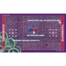 Blood Bowl 3.0 Sevens Pitch Only - Dark Elf with Stitched Edging and Customisation