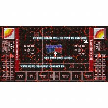 Blood Bowl 3.0 Sevens - Lava with Stitched Edging and Customisation