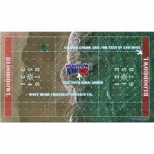 Blood Bowl 3.0 Sevens Pitch Only - Shoreline with Stitched Edging and Customisation