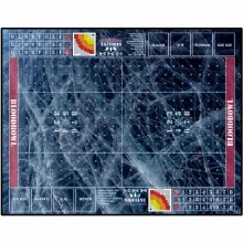 Bloodbowl Full Size - Black Stitched Dark Ice
