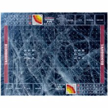 Bloodbowl Full Size - Invisible Stitched Dark Ice