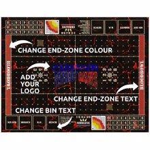 Bloodbowl Full Size - Custom Invisible Stitched Lava