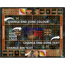 Bloodbowl Full Size - Custom Black Stitched Spooky
