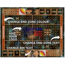 Bloodbowl Full Size - Custom Invisible Stitched Spooky