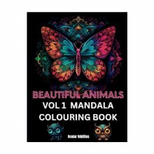 Beautiful Animals - Vol.1 Mandala Colouring Book