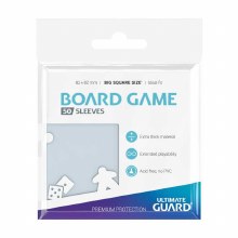 Premium Soft Big Square Sleeves Clear, 82x82 (50ct)