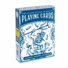 Recycled Ocean Plastic Playing Cards, Blue