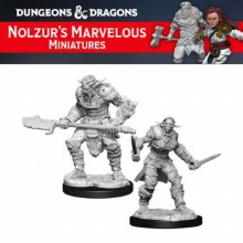 Bugbear Barbarian Male & Bugbear Rogue Female (2ct)