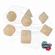 Pearl Shimmer Poly Dice Set