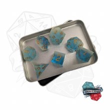 Moonlit Sigil Poly Dice Set