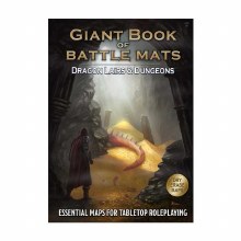 Giant Book of Battle Mats - Dragon Lairs & Dungeons