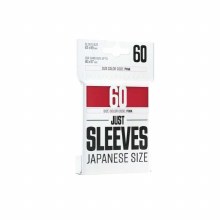 Just Sleeves Red, Japanese Size (60ct)