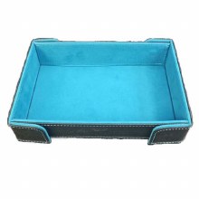 Ultra Blue Rectangular Magnetic Dice Tray