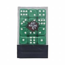 Green D6 Dice Set - 36 Pack